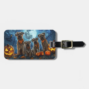 Chesapeake Bay Terrier Halloween Gruselig Gepäckanhänger