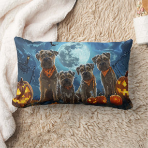 Chesapeake Bay Terrier Halloween Spooky Lendenkissen