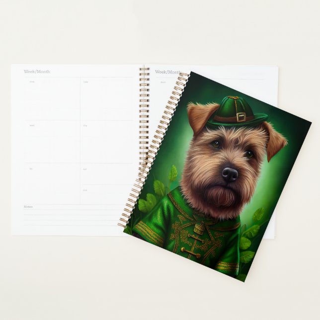 Chesapeake Bay Terrier in St Patrick's Day Dress Planer (Anzeige)
