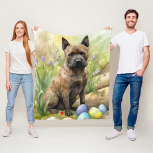Chesapeake Bay Terrier mit Ostereiern Feiertag Fleecedecke