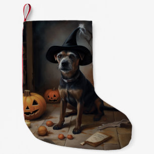 Chesapeake Bay Terrier Pumpkins Halloween Beängsti Kleiner Weihnachtsstrumpf