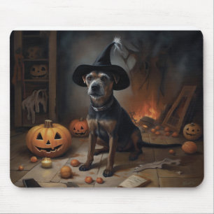 Chesapeake Bay Terrier Pumpkins Halloween Beängsti Mousepad