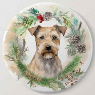 Chesapeake Bay Terrier Weihnachtsfeier Button