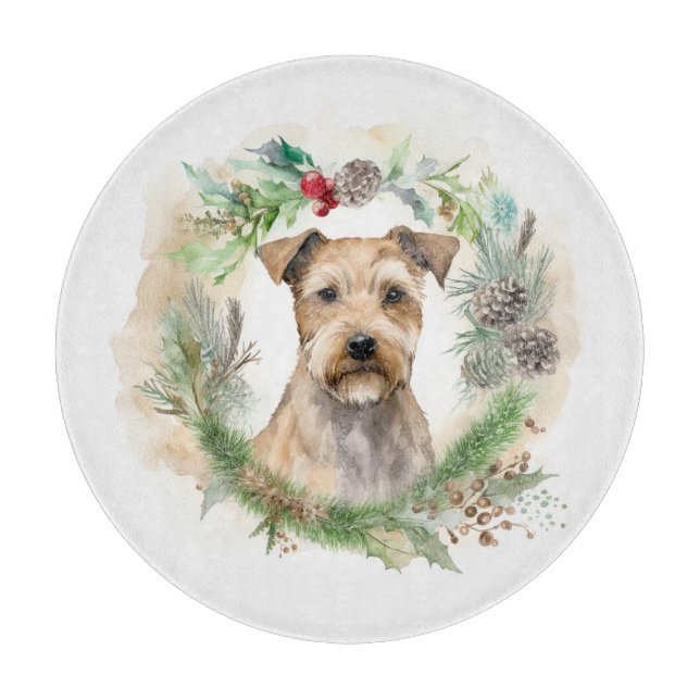 Chesapeake Bay Terrier Weihnachtsfeier Schneidebrett (Vorderseite)