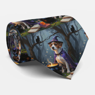 Chesapeake Bay Terrier Whimsical Halloween Krawatte