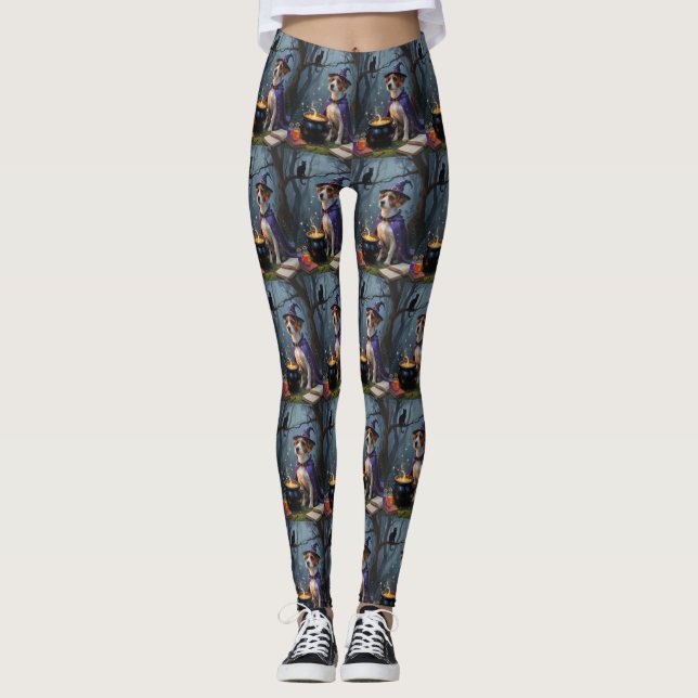 Chesapeake Bay Terrier Whimsical Halloween Leggings (Vorderseite)