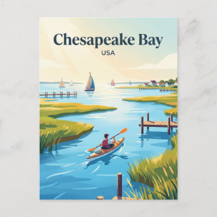 Chesapeake Bay USA Postkarte