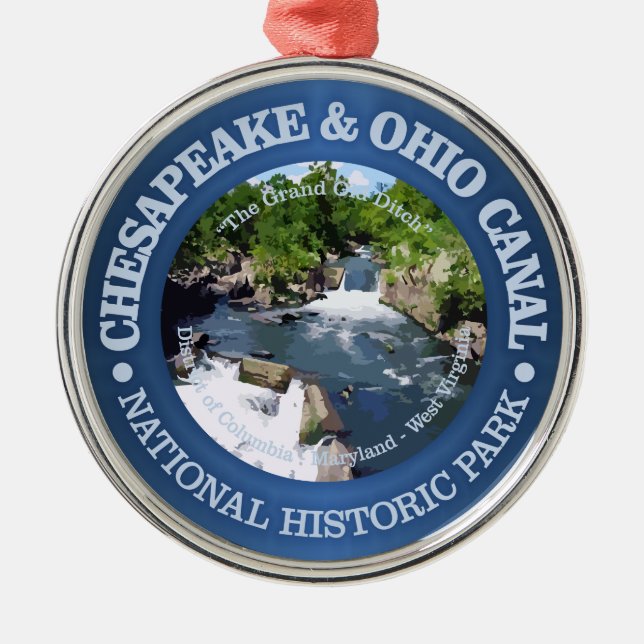Chesapeake & Ohio Canal NHP Ornament Aus Metall (Vorne)