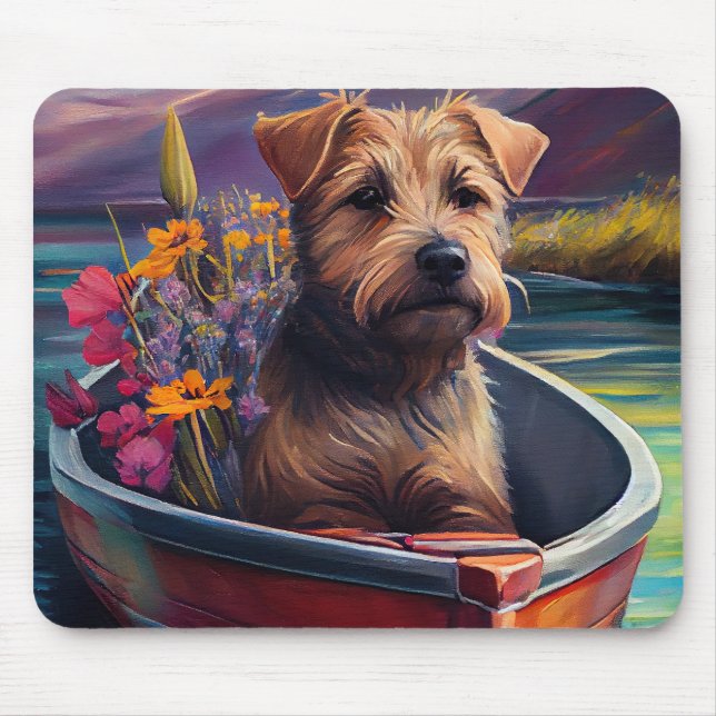 Chesapeake on a Paddle: Ein Landschaftliches Abent Mousepad (Vorne)