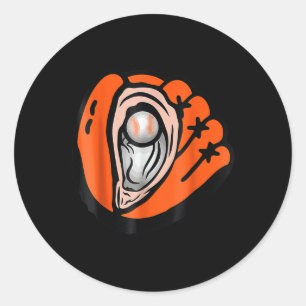 Chesapeake Oyster Catchers Logo Runder Aufkleber