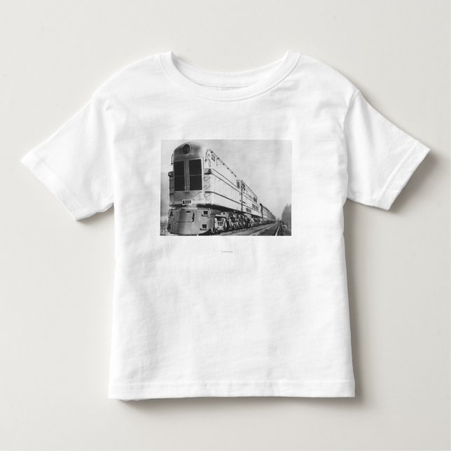 Chesapeake u. Ohio-Eisenbahn "500" Lokomotive Kleinkind T-shirt (Vorderseite)