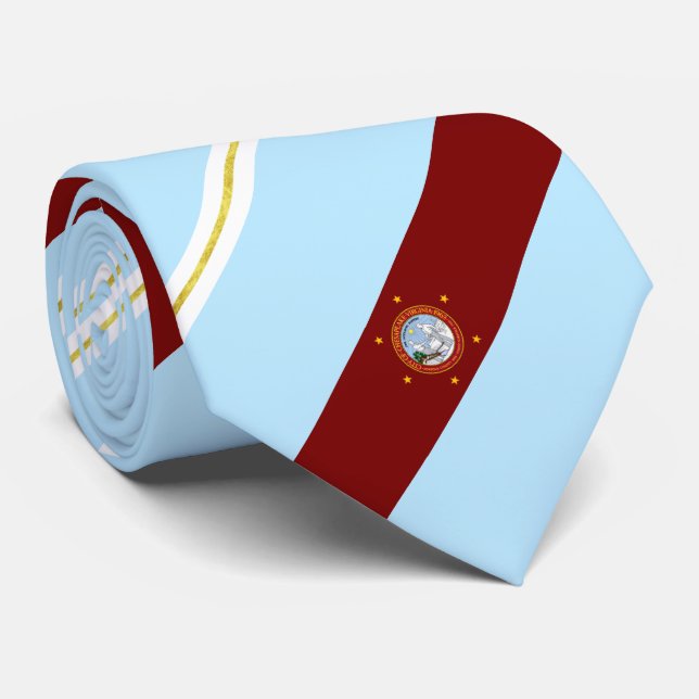 Chesapeake (Virginia) Stadtflagge Neck Tie Krawatte (Gerollt)