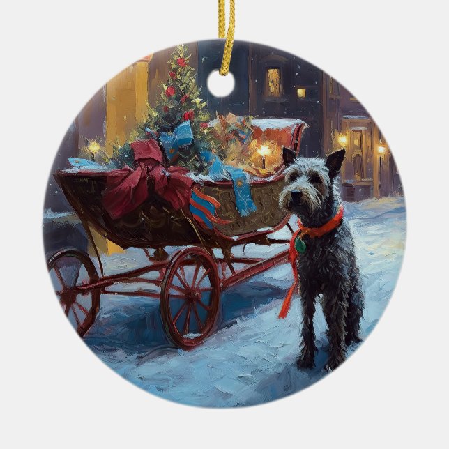 Chesapeake Weihnachtsfeiertage Keramik Ornament (Vorne)