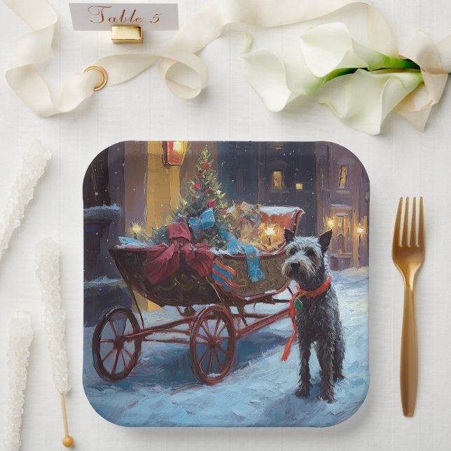 Chesapeake Weihnachtsfeiertage Pappteller (Hochzeit)