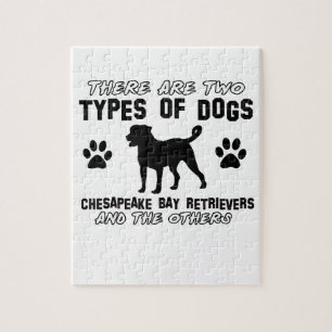 Chesapeakebuchtretriever-Tier ENTWÜRFE Puzzle