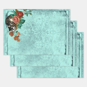 Cheshire Cat Alice im Wunderland Geschenkpapier Set