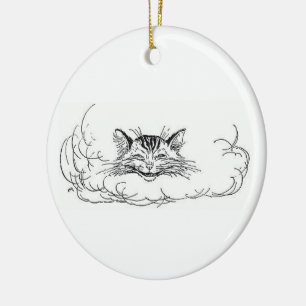 Cheshire Cat (Alice im Wunderland) Keramik Ornament