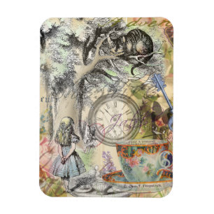 Cheshire Cat Alice im Wunderland Klassiker Magnet