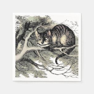 Cheshire-Cat Alice im Wunderland Klassiker Serviette