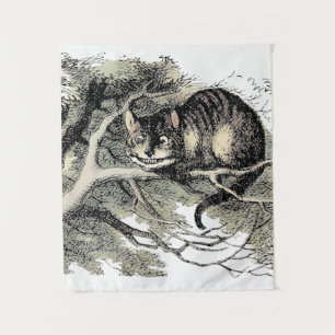 Cheshire Cat Alice im Wunderland Klassiker Wandteppich