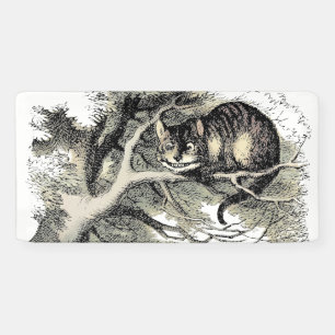 Cheshire Cat Alice Wonderland Classic Banner