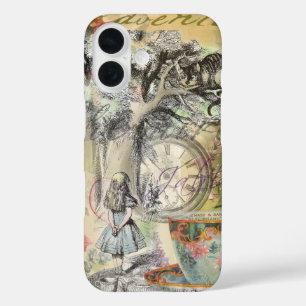 Cheshire Cat Alice Wonderland Classic iPhone 16 Hülle
