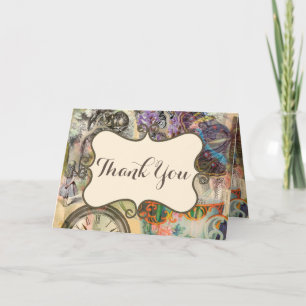 Cheshire Cat Alice Wonderland Classic Dankeskarte