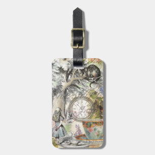 Cheshire Cat Alice Wonderland Classic Gepäckanhänger