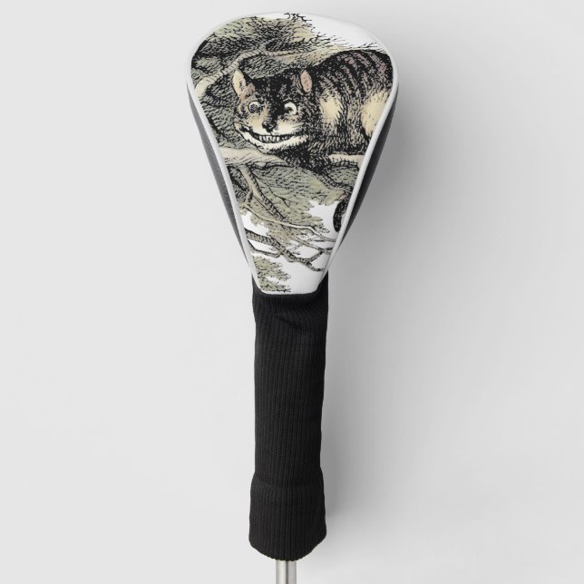 Cheshire Cat Alice Wonderland Classic Golf Headcover (Vorderseite)