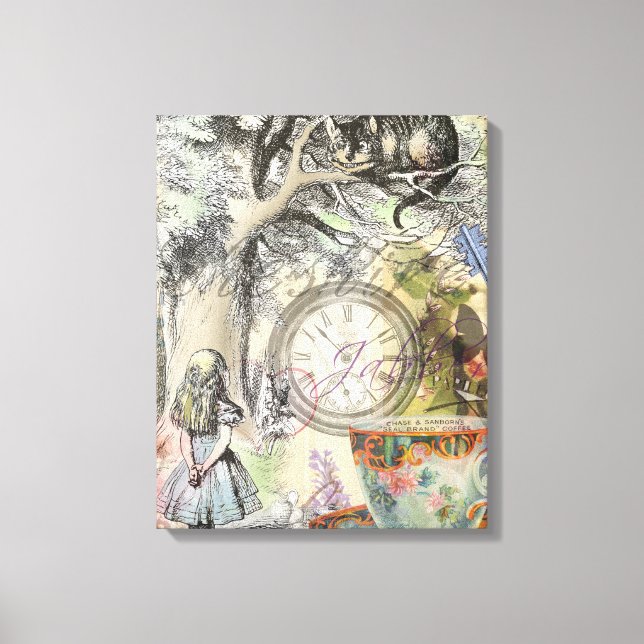 Cheshire Cat Alice Wonderland Classic Leinwanddruck (Vorderseite)