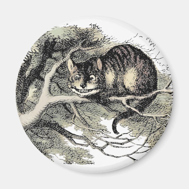 Cheshire Cat Alice Wonderland Classic Magnet (Vorne)