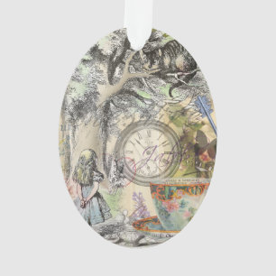 Cheshire Cat Alice Wonderland Classic Ornament