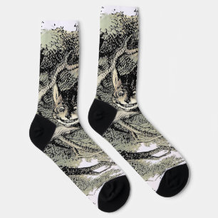 Cheshire Cat Alice Wonderland Classic Socken