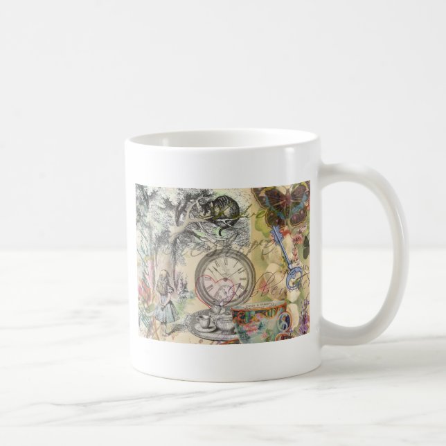 Cheshire Cat Alice Wonderland Classic Tasse (Rechts)