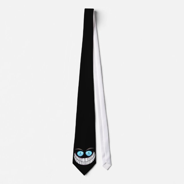 Cheshire Cat - Blue Eyes Neck Tie Krawatte (Vorderseite)