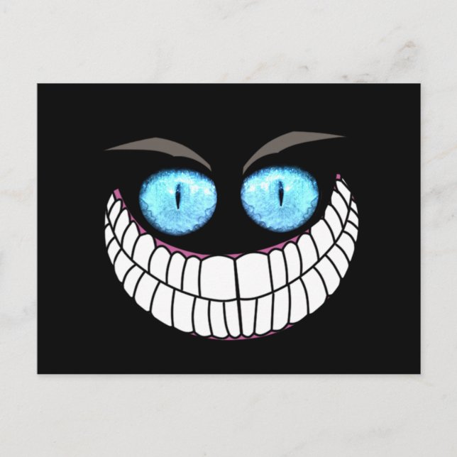 Cheshire Cat - Blue Eyes Post Card Postkarte (Vorderseite)