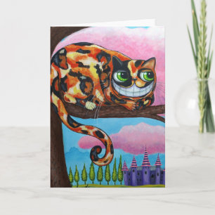 Cheshire Cat Card Karte