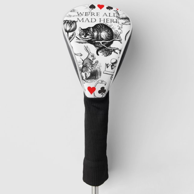 Cheshire Cat classic Alice im Wunderland mad Golf Headcover (Vorderseite)