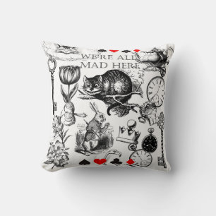 Cheshire Cat classic Alice im Wunderland mad Kissen
