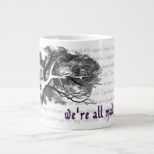 Cheshire Cat Giant Coffee Tasse