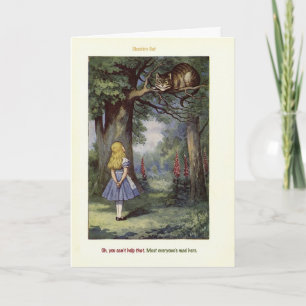 Cheshire CAT  Greeting Card Karte