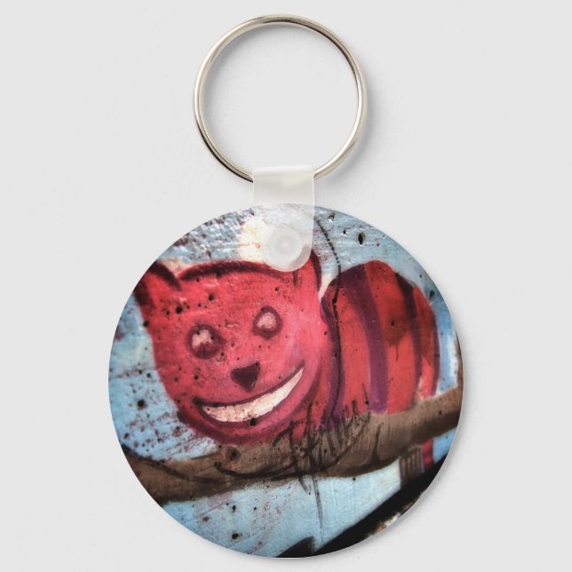 Cheshire Cat Grin Schlüsselanhänger (Vorderseite)