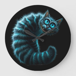 Cheshire Cat Große Wanduhr