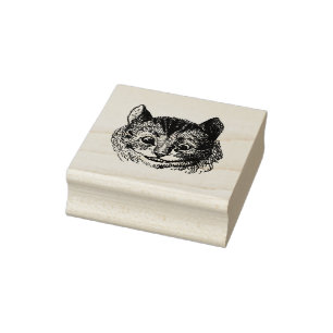 Cheshire Cat Gummistempel