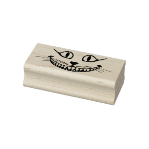 Cheshire Cat Gummistempel