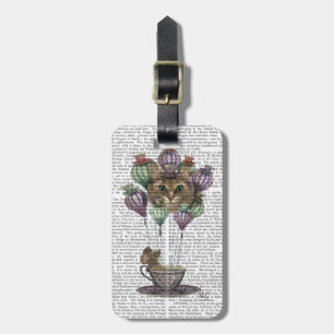 Cheshire Cat Hot Air Ballon Gepäckanhänger