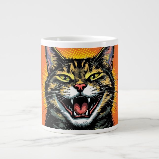 Cheshire Cat Jumbo-Tasse (Vorderseite)