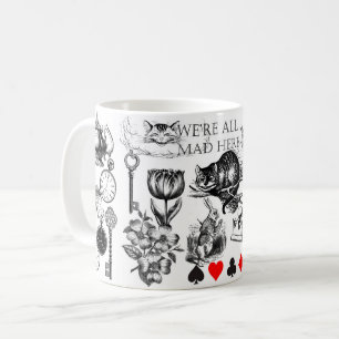 Cheshire Cat klassiker alice im wunderland verrück Kaffeetasse