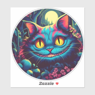 Cheshire Cat Lächeln Alice im Wunderland Aufkleber