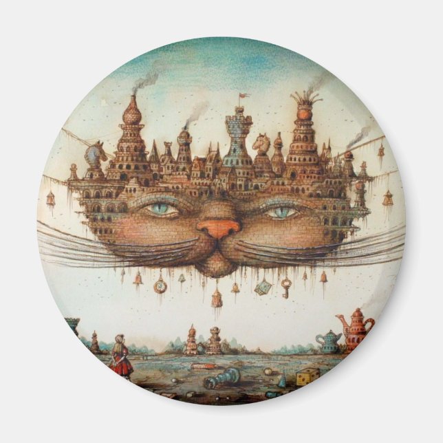Cheshire Cat Magnet (Vorne)